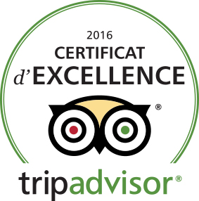 Titre d'Excellence 2016 - Tripadvisor